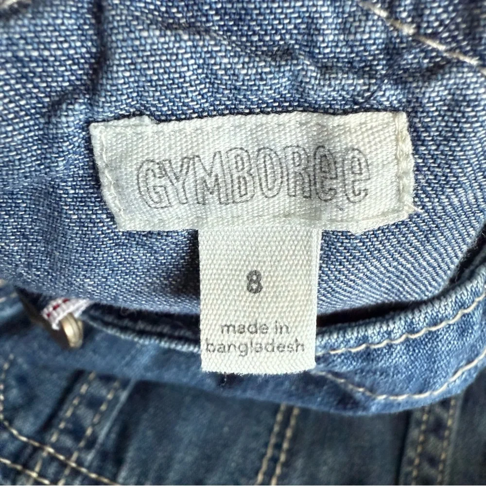 Gymboree Blue Denim Overalls Size 8